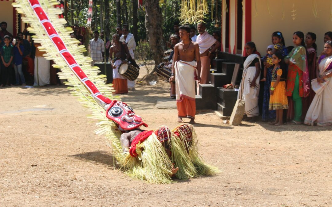 Temple Festival in Thrikkaipetta